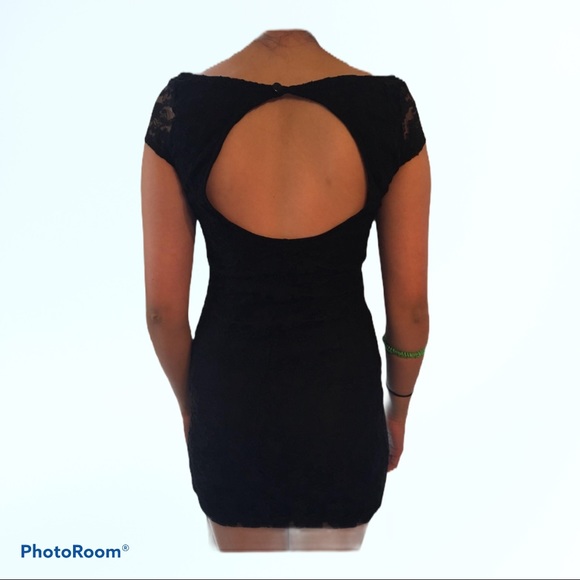 Streetwear Society Dress Womens Small Little Black Lace Sleeveless Scoop Neck - Picture 11 of 13